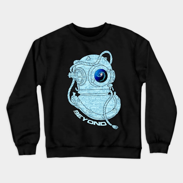 DEEP SEA EXPLORER: BEYOND Crewneck Sweatshirt by Blacklinesw9